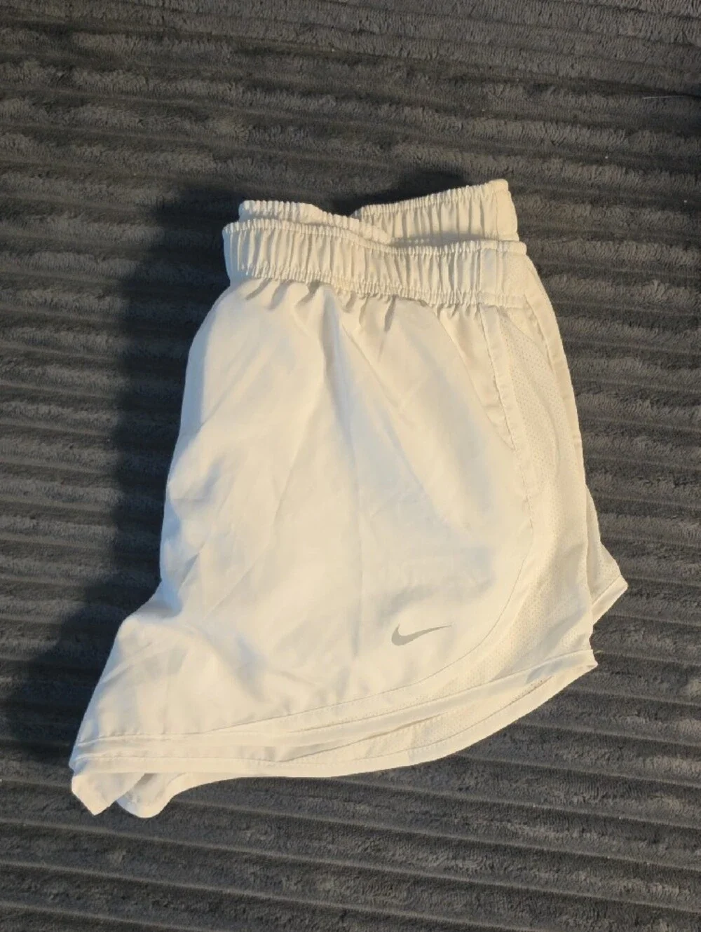 Nike White Women’s Athletic Running Shorts